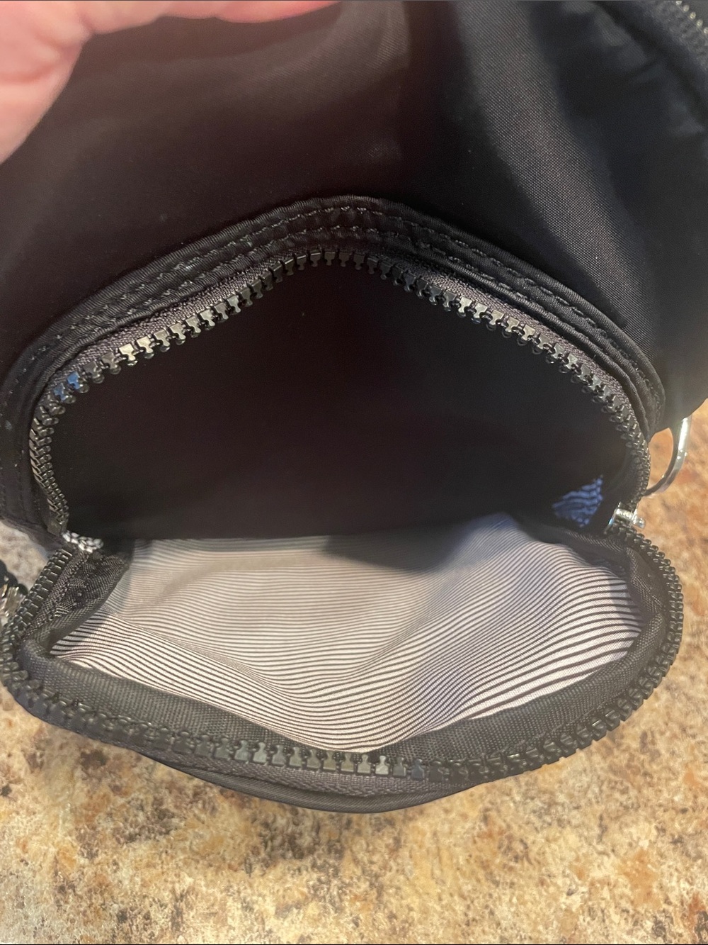 Kipling Black Nylon Mini Backpack with Front Zip Pocket - Picture 7 of 11